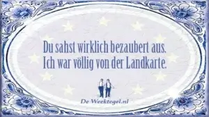 Du sahst wirklich...