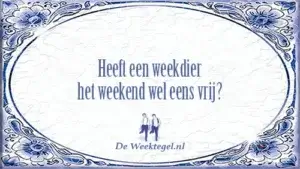 Heeft een weekdier...?