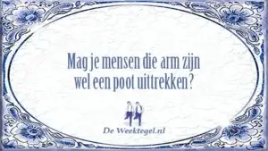 Mag je mensen...?