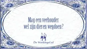 Mag een veehouder...?