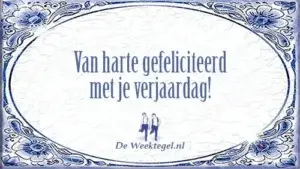 Je verjaardag!