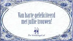 Jullie trouwen!
