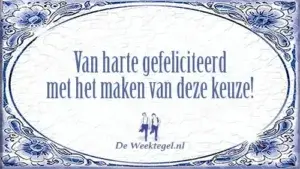 Goeie keuze!