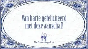 Goeie aanschaf!