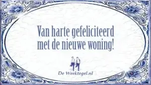 Nieuwe woning!