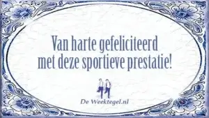 Sportieve prestatie!